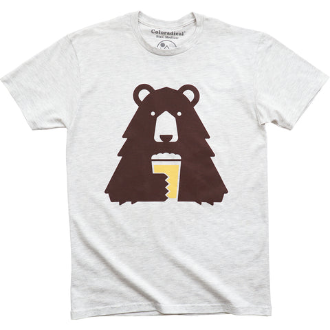 Beer Bear T-Shirt (Oatmeal)
