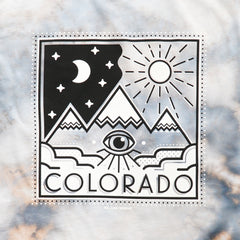 Snowdyed Colorado State Seal T-Shirt