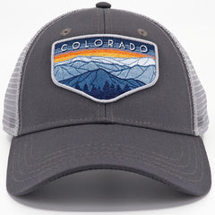 Colorado Sunset Trucker Hat (Charcoal)