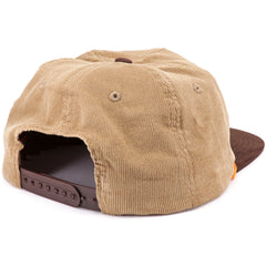 F.M.B. Corduroy Snapback Hat (Brown)