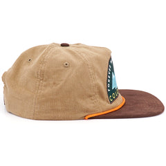 F.M.B. Corduroy Snapback Hat (Brown)