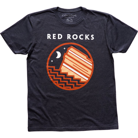 Red Rocks Icon T-Shirt (Charcoal)