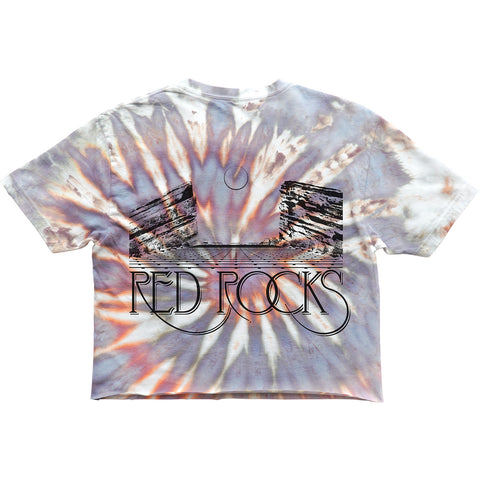 Red Rocks Tie-Dye Crop Tee (Galaxy)