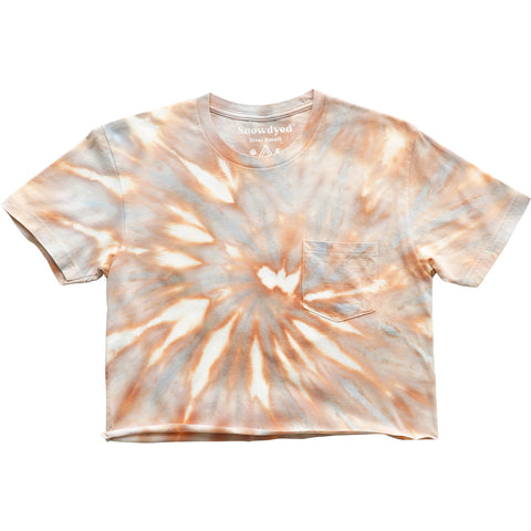 Snowdyed Crop Tee (Champagne Dunes)