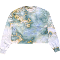 Snowdyed L/S Crop Tee (Algal Bloom)