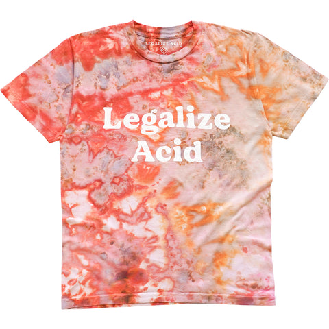 Legalize Acid Ice-Dye T-Shirt (Magma)