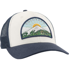 Colorado Mountain Trucker Hat (Navy / Cream)