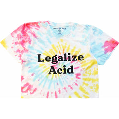 Legalize Acid Tie-Dye Crop (Primaries)