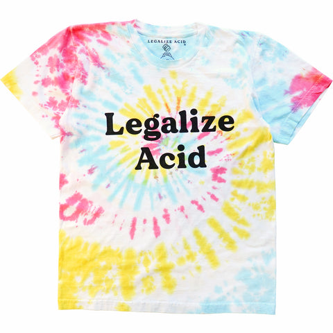 Legalize Acid Tie-Dye T-Shirt (Primaries)
