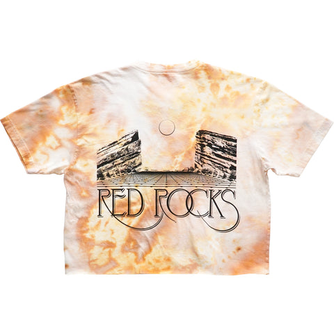 Red Rocks Tie-Dye Crop Tee (Sandstone)