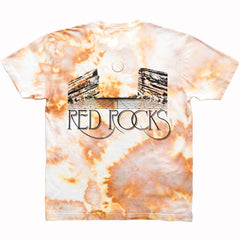 Red Rocks Tie-Dye T-Shirt. Snow Dye. Snowdyed. Coloradical Shirt.