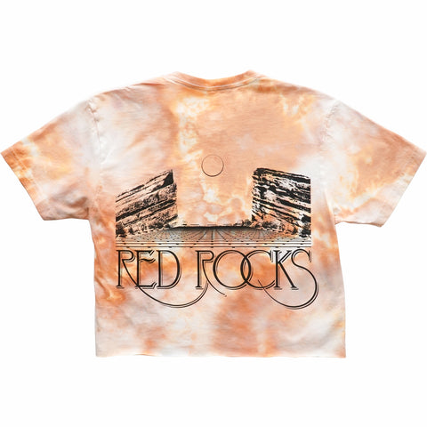 Red Rocks Tie-Dye Crop Tee (Sandstone)