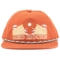 Red Rocks Snapback Hat (Rust)