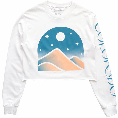 Starry Peaks Colorado L/S Crop Tee