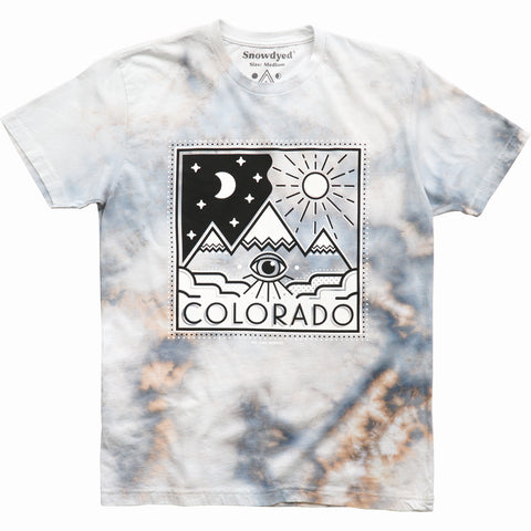 Snowdyed Colorado State Seal T-Shirt
