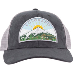 Colorado Mountain Trucker Hat (Suede)