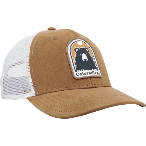 Bear Trucker Hat (Suede)