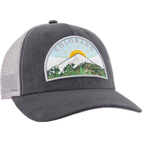 Colorado Mountain Trucker Hat (Suede)