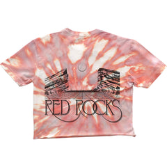 Red Rocks Tie-Dye Crop Tee (Summer Dream)