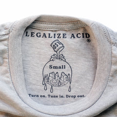 Legalize Acid Worldwide T-Shirt (Grey)