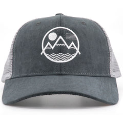 Vibe Mountain Suede Trucker (Charcoal)