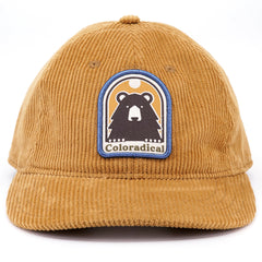 Coloradical Colorado Black Bear Corduroy Snapback Hat