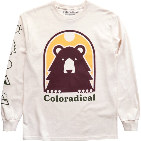 Window Bear Long Sleeve Tee (Natural)