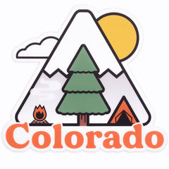 Colorado Camping Sticker