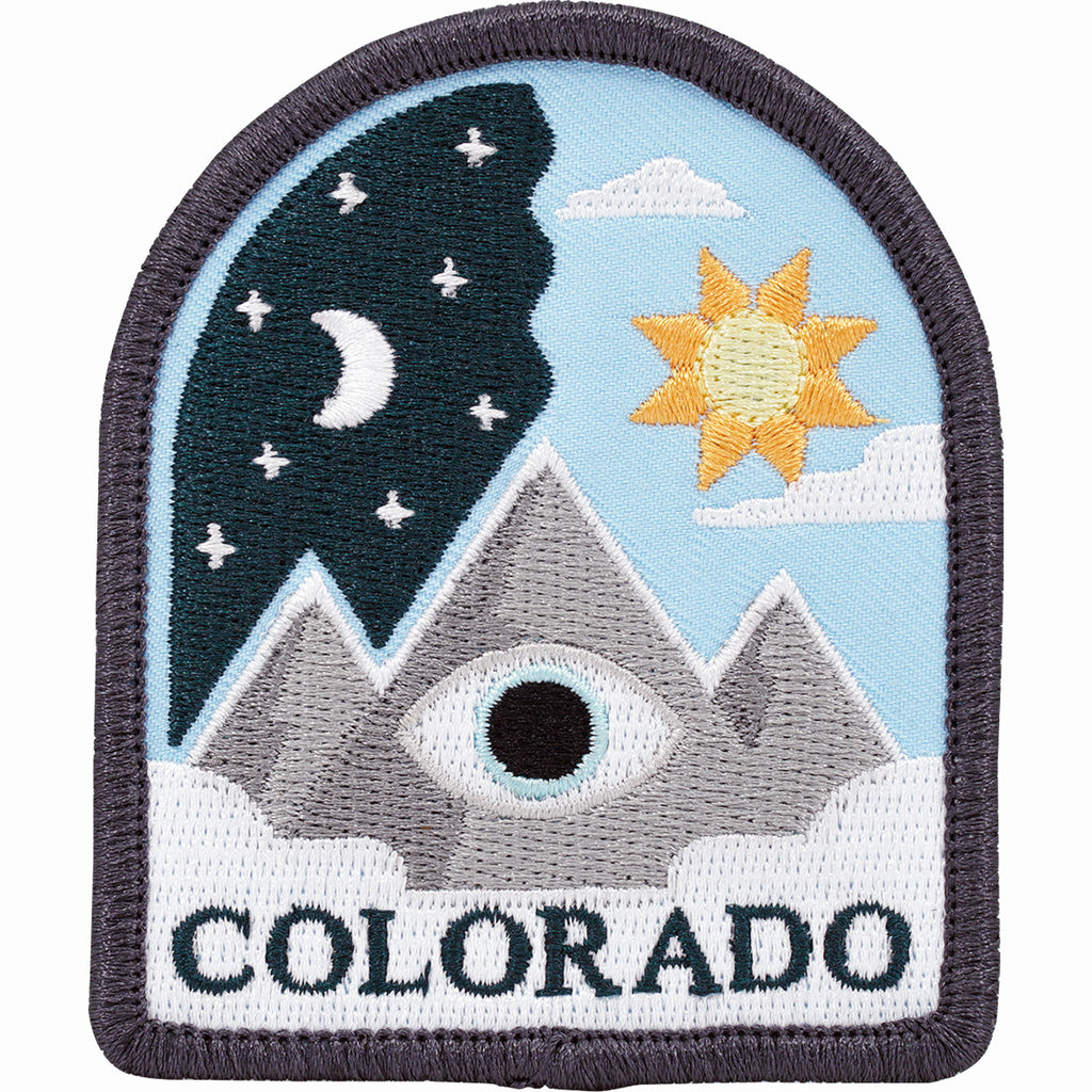 thumbnail image 2 of Rocky Mountain Colorado Patch – Embroidered Iron-On Souvenir (Athena Brands, USA Made) 2 of 2