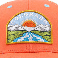 Colorado River Trucker Hat (Coral)