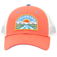 Colorado River Trucker Hat (Coral)