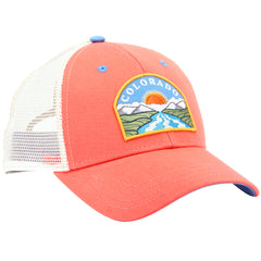 Colorado River Trucker Hat (Coral)