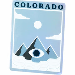 Colorado Eye Mountain Hologram Sticker