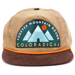 F.M.B. Corduroy Snapback Hat (Brown)