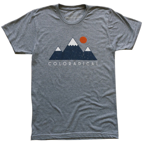 Vintage Three Mountain T-Shirt (Grey)