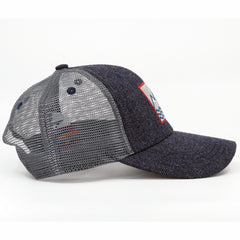 Square Vibes Trucker (Herringbone)