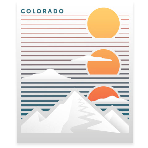 Last Tracks Colorado Sticker