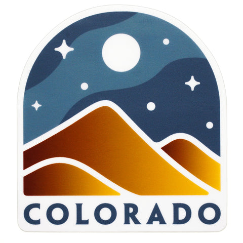 Starry Peaks Colorado Sticker