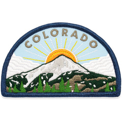 Embroidered Colorado Mountain Patch