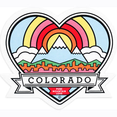 Colorado Heart Sticker