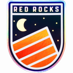 Colorado Red Rocks Amphitheater Hologram Sticker