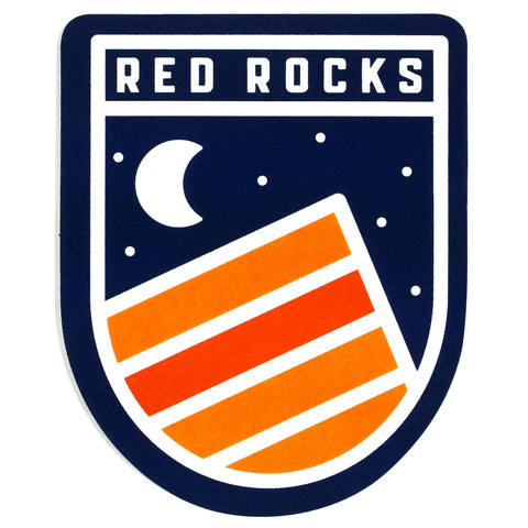 Red Rocks Sticker (Night)