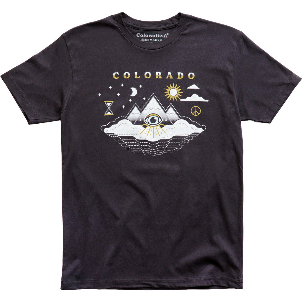 Colorado State Seal T-Shirt (Vintage Black)