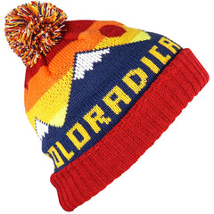 Coloradical Colorado Mountains Pom Beanie