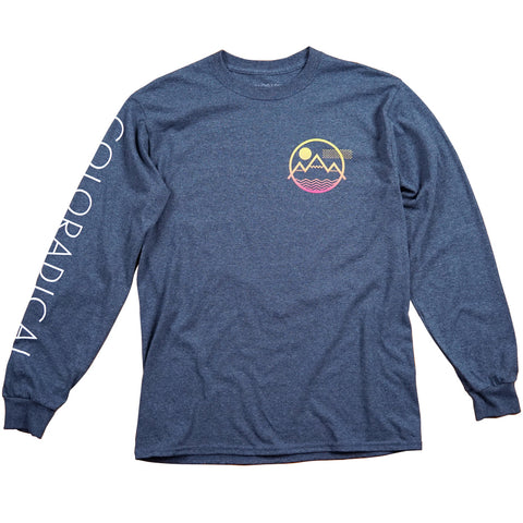 Vibe Mountain Gradient Long Sleeve Tee