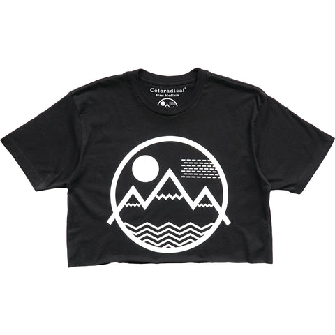 Vibe Mountain Crop (Black)