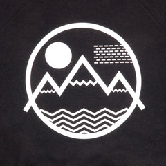 Coloradical Colorado Vibe Mountain Logo Black Sweatshirt
