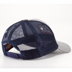 Square Vibes Trucker (Wool and Navy)