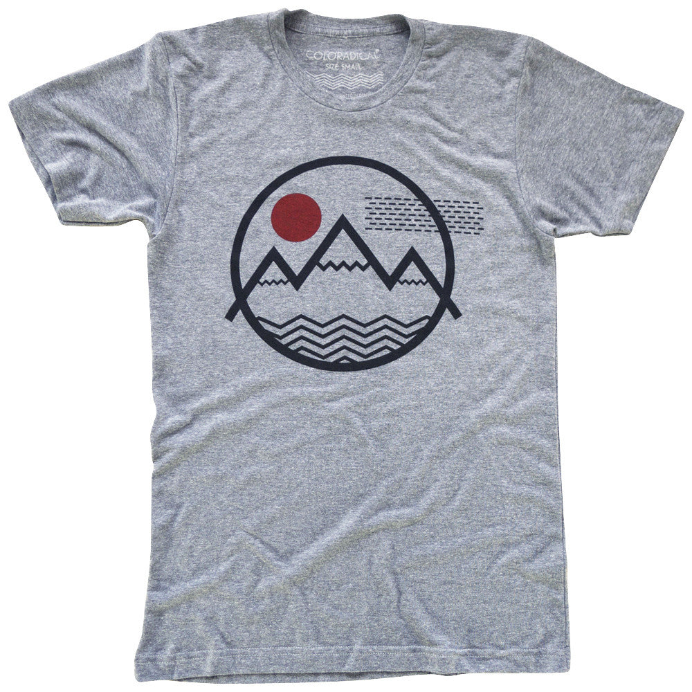 Coloradical Colorado Vibe Mountain Logo Men's T-Shirt
