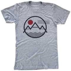 Coloradical Colorado Vibe Mountain Logo Men's T-Shirt